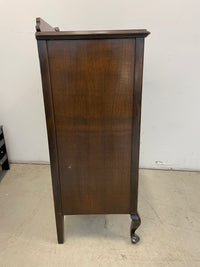 Sturdy Wood Buffet with Brass Hardware