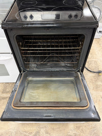 Black and Silver Frigidaire 30-inch Electric Range Stove