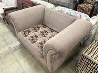 Light Brownish Tufted Love-seat