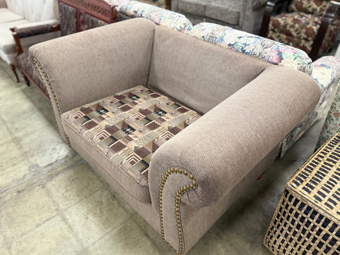 Light Brownish Tufted Love-seat