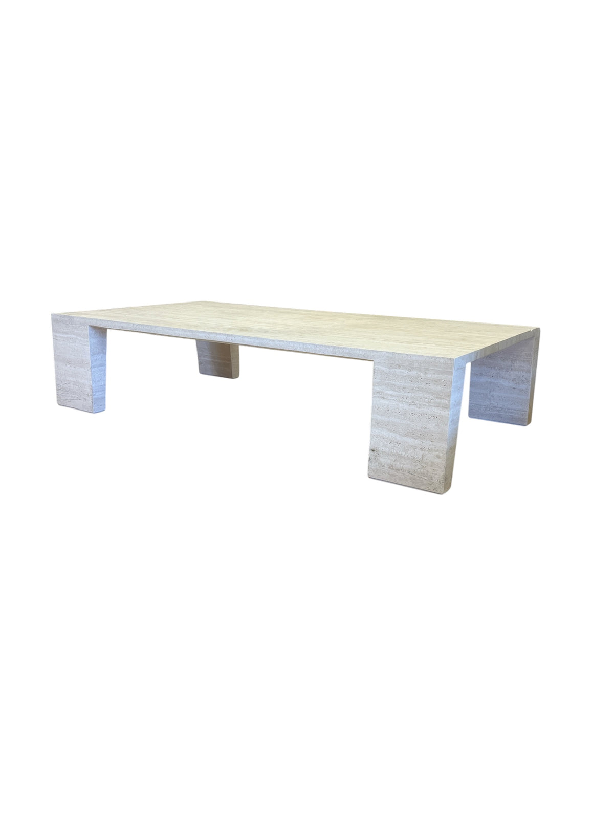 Modern Travertine Coffee Table