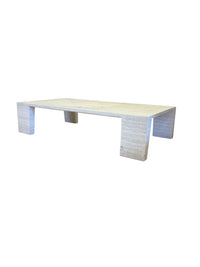 Modern Travertine Coffee Table