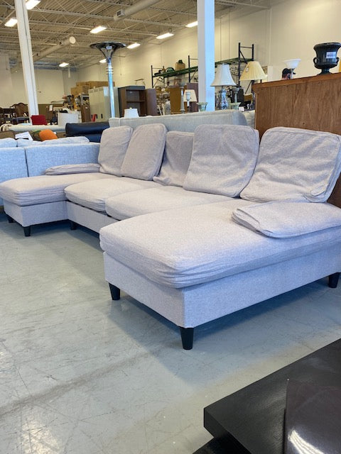 Beige Modular Sectional Sofa