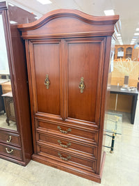 Old-Fashioned Mahogany Armoire