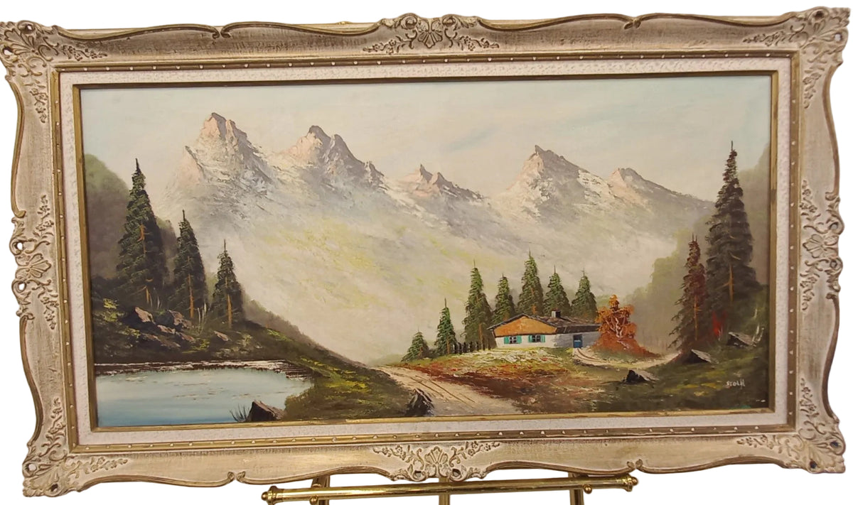 31 - Inch x 55 - Inch Vintage Landscape