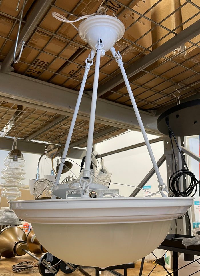 Milano 3-Light Chandelier in White A2015P-1