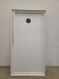 32" x 60" White Shower Base