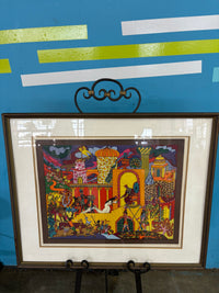 Let My People Go By Shlomo Katz Framed Artwork