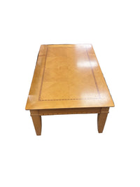 Light Wood Rectangular Coffee Table