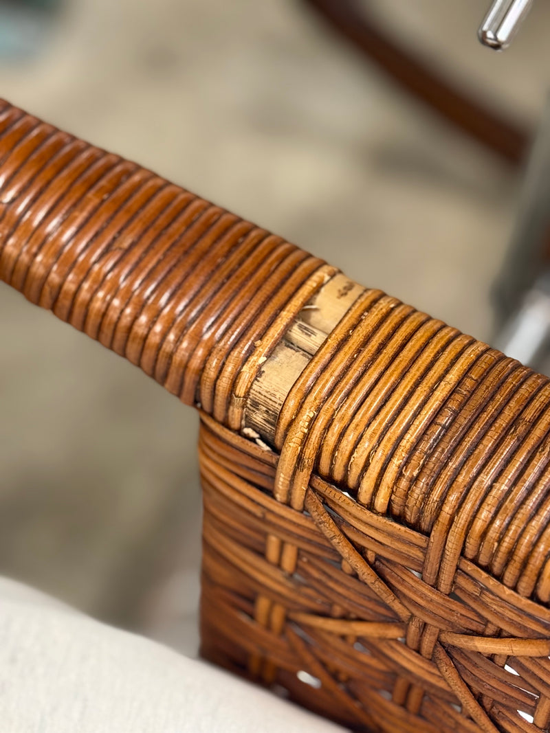 Boho-styled Wicker Armchair