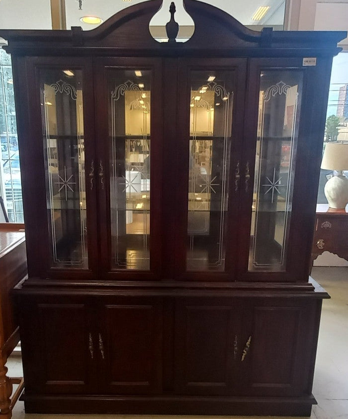 Wooden Hutch W/Dresser