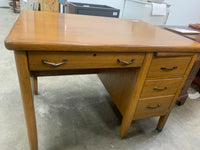 Solid Wood Desk With 4 Drawers