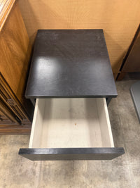 Modern Black Nightstand