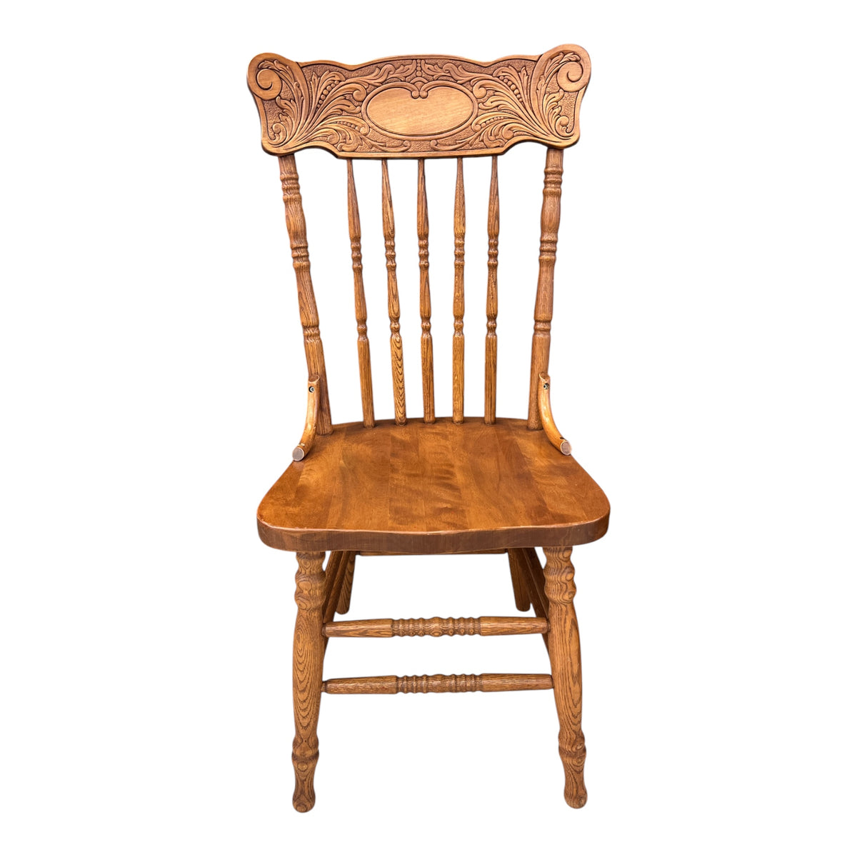 The Spring Meadow Pressback Oval Emblem Dining Chair