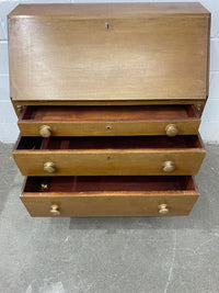 Vintage Chippendale Style Slant-Front Desk