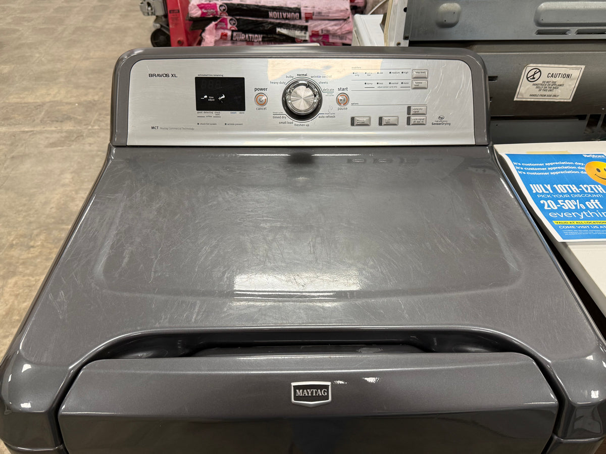 Grey Maytag Bravos XL Dryer