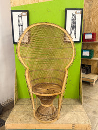 Rattan Boho Styled Peacock Chair