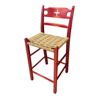 Wolf Red Counter Stool