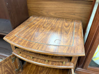 Small Vintage Wood Nightstand