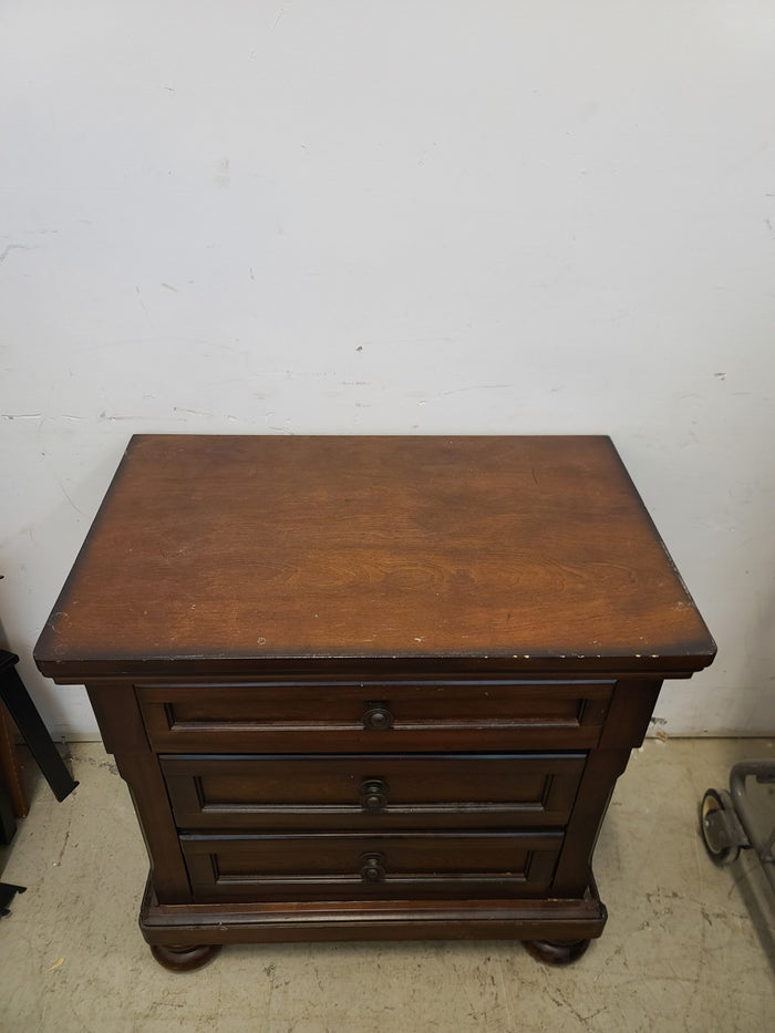 29" Dark Brown Nightstand