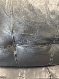Black Leather Sectional