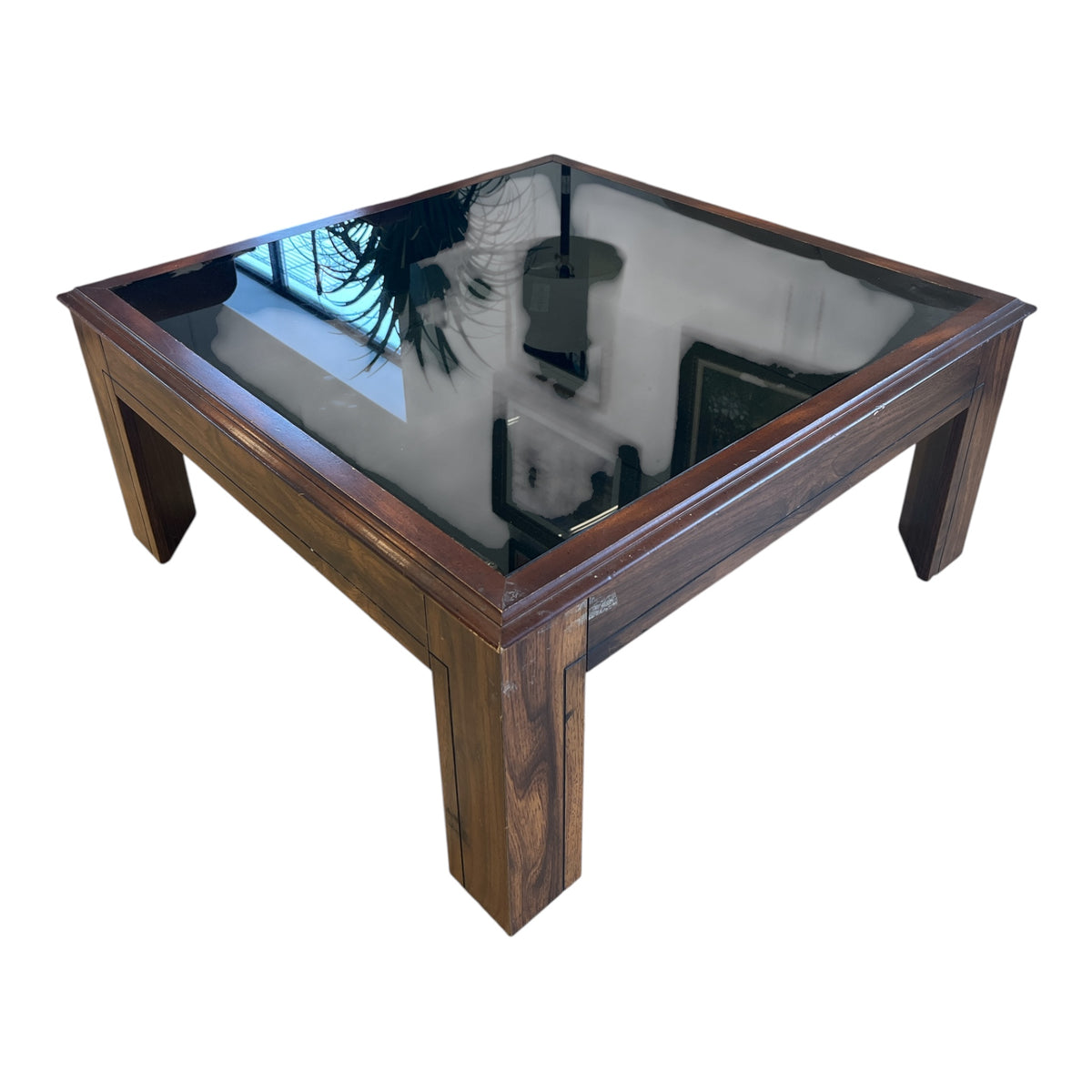 Coffee Table with Tempered Glass