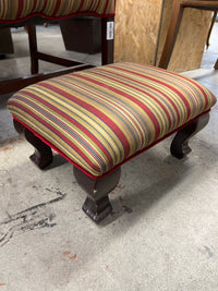 24"W Fabric Armchair with stool