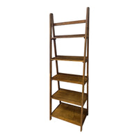 Tall Wooden Ladder Bookshelf