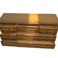 62"W Vintage Solid Wood Side Board