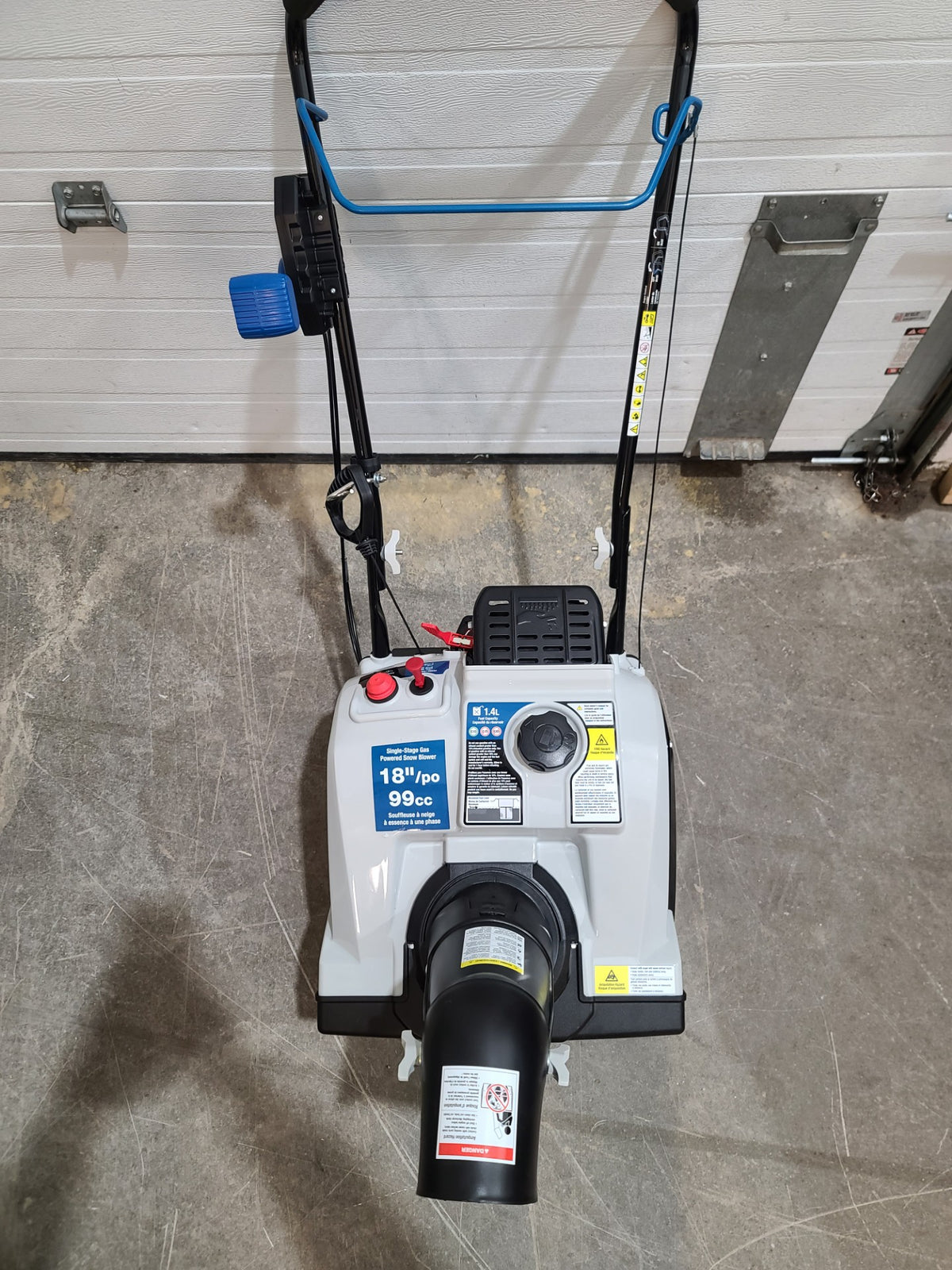 Hyundai 18-inch 99cc Single-Stage Gas Powered Snow Blower