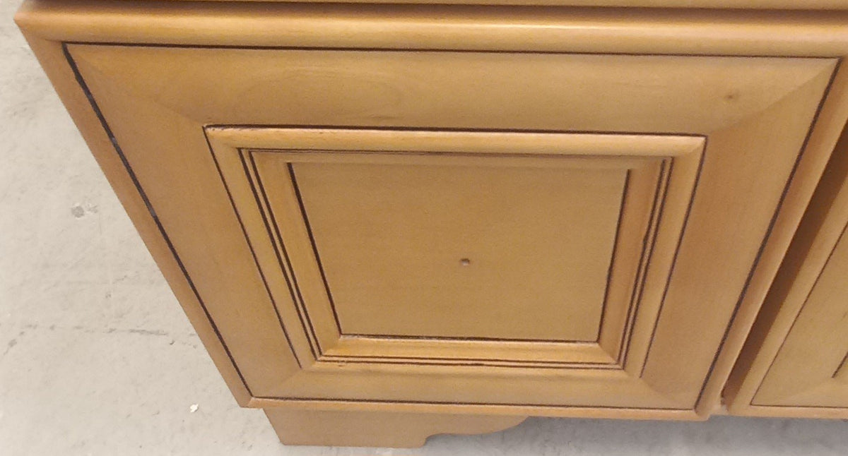 48-in Golden Bathroom Vanity Base Cabinet with Top