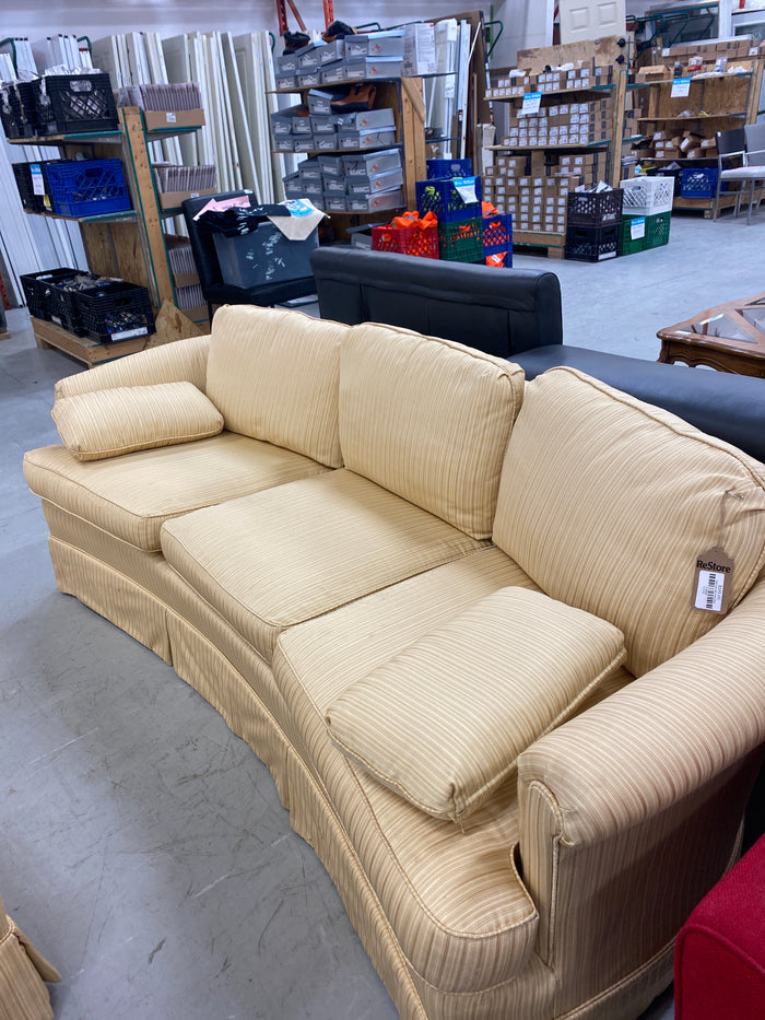 Gold Cabriole 3-seat Sofa