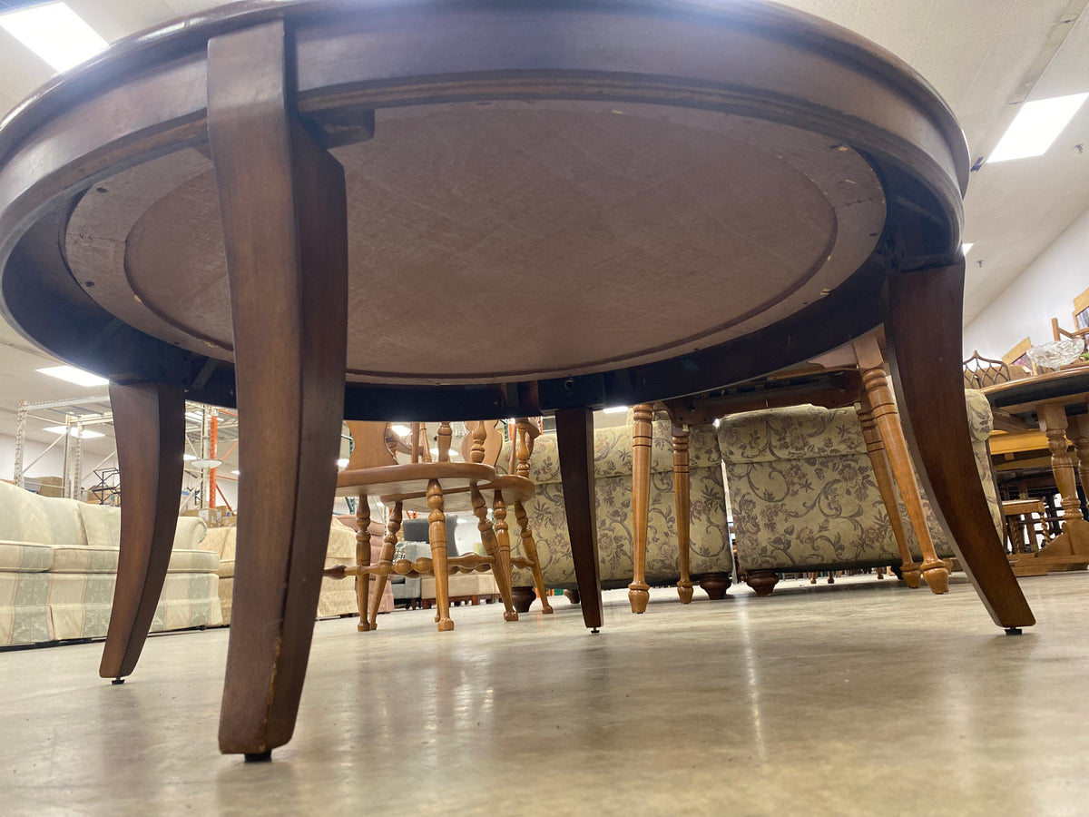 Round Stone Top Coffee Table
