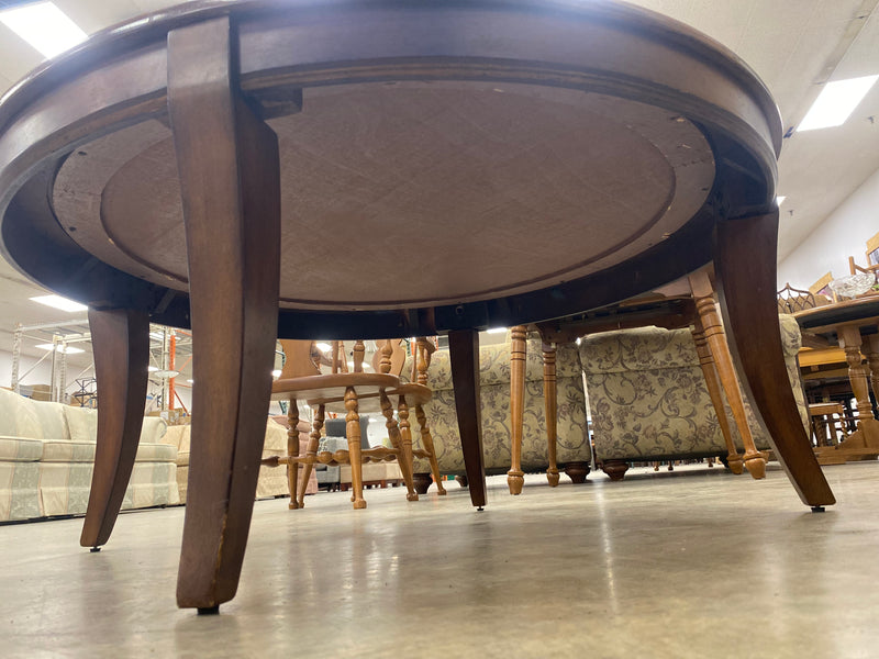 Round Stone Top Coffee Table