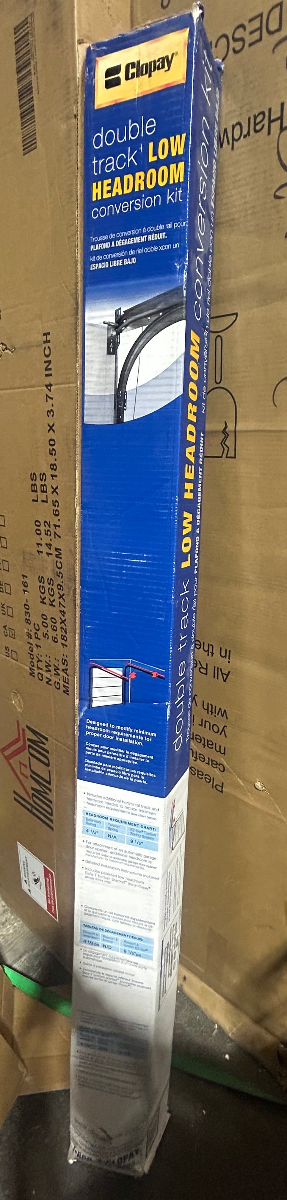 Clopay Garage Door Low Headroom Conversion Kit