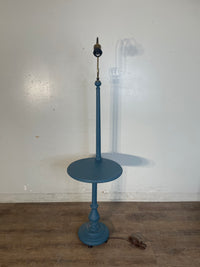 Blue Floor Lamp Table