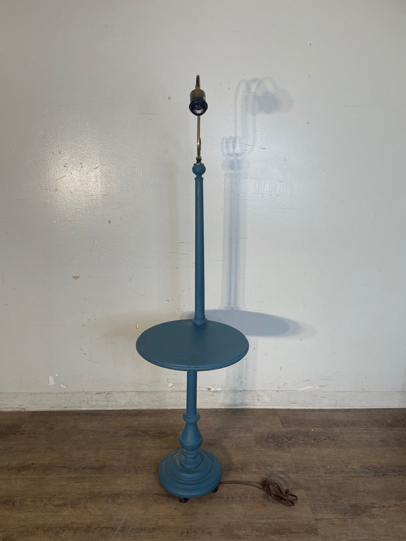 Blue Floor Lamp Table