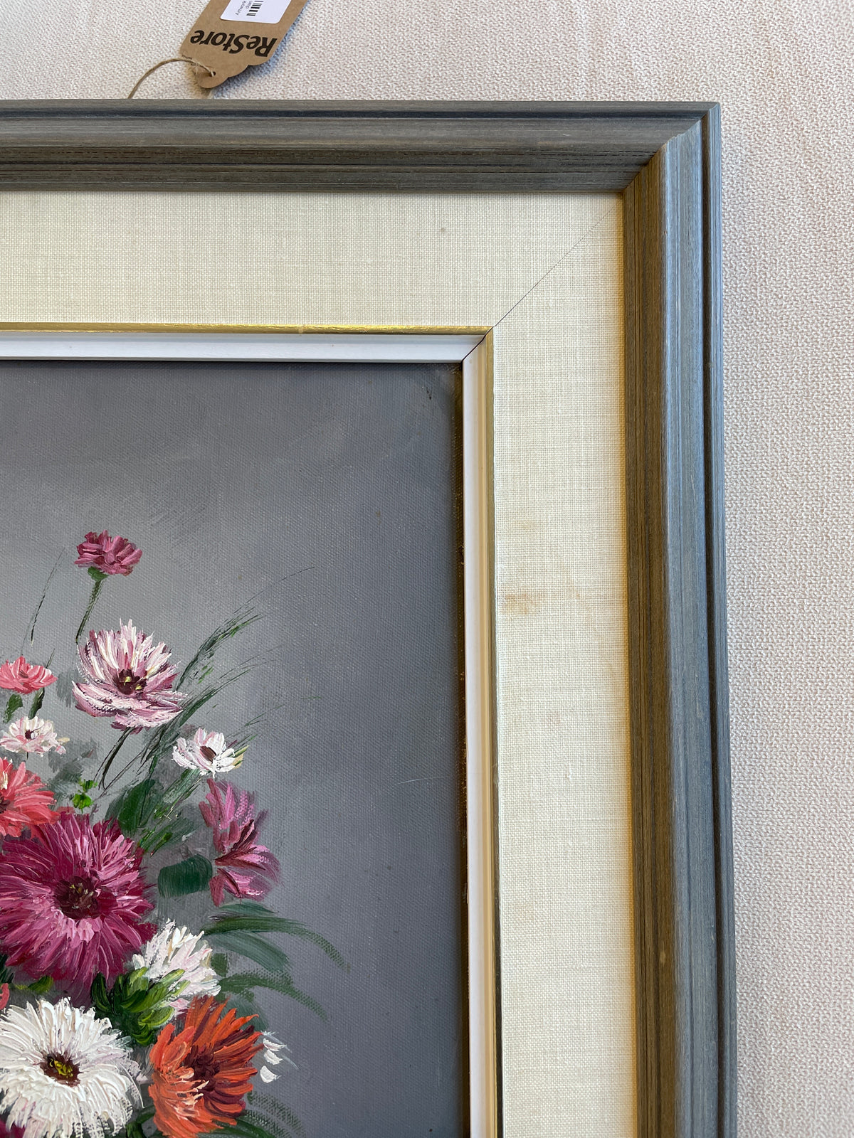 Artwork - Original oil painting by Canadian artist Rose Schul - Dahlias