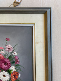 Artwork - Original oil painting by Canadian artist Rose Schul - Dahlias