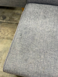 Small Grey Tufted Accent Chair