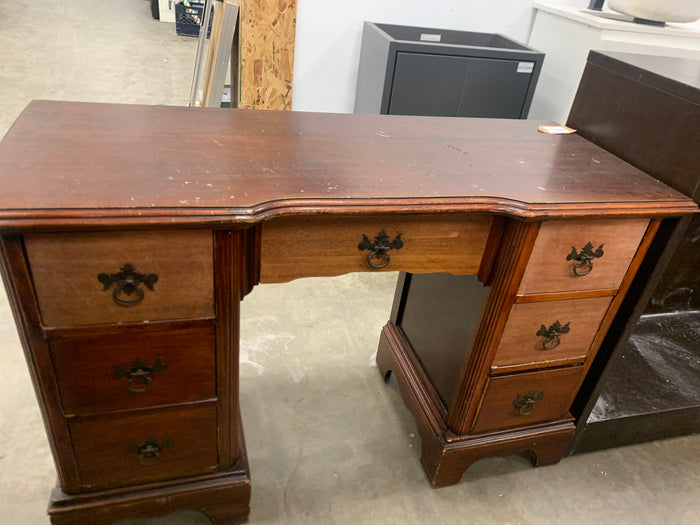 Wooden 7 Drawer Desk