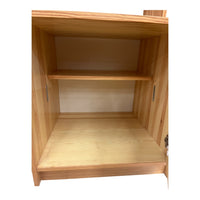 Pine Bookcase w/ Lower Cabinet