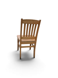 Wooden Restaurant Slat Back Chair