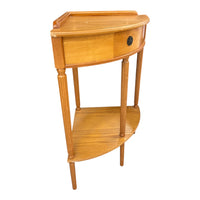 Pie-Cut Corner Side Table