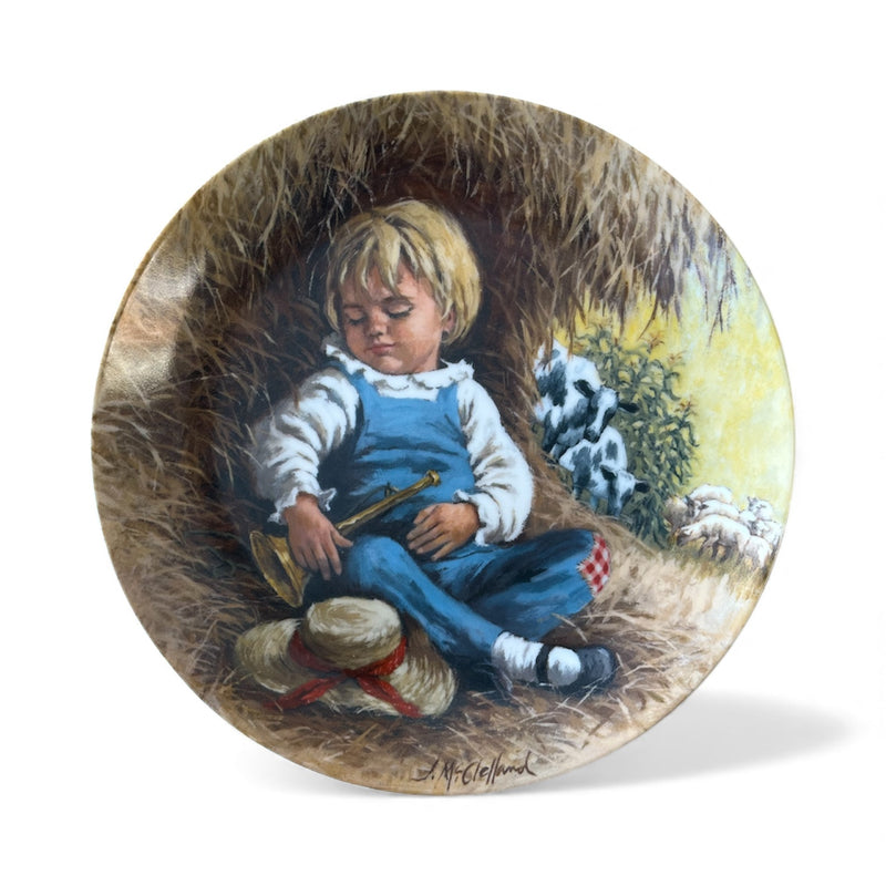 "Little Blue Boy" - Reco International 1980s Limited Edition Collectors Plate