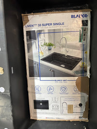 Blanco 33" Super Single Bowl Drop-In/Undermount Kitchen Sink (As is)