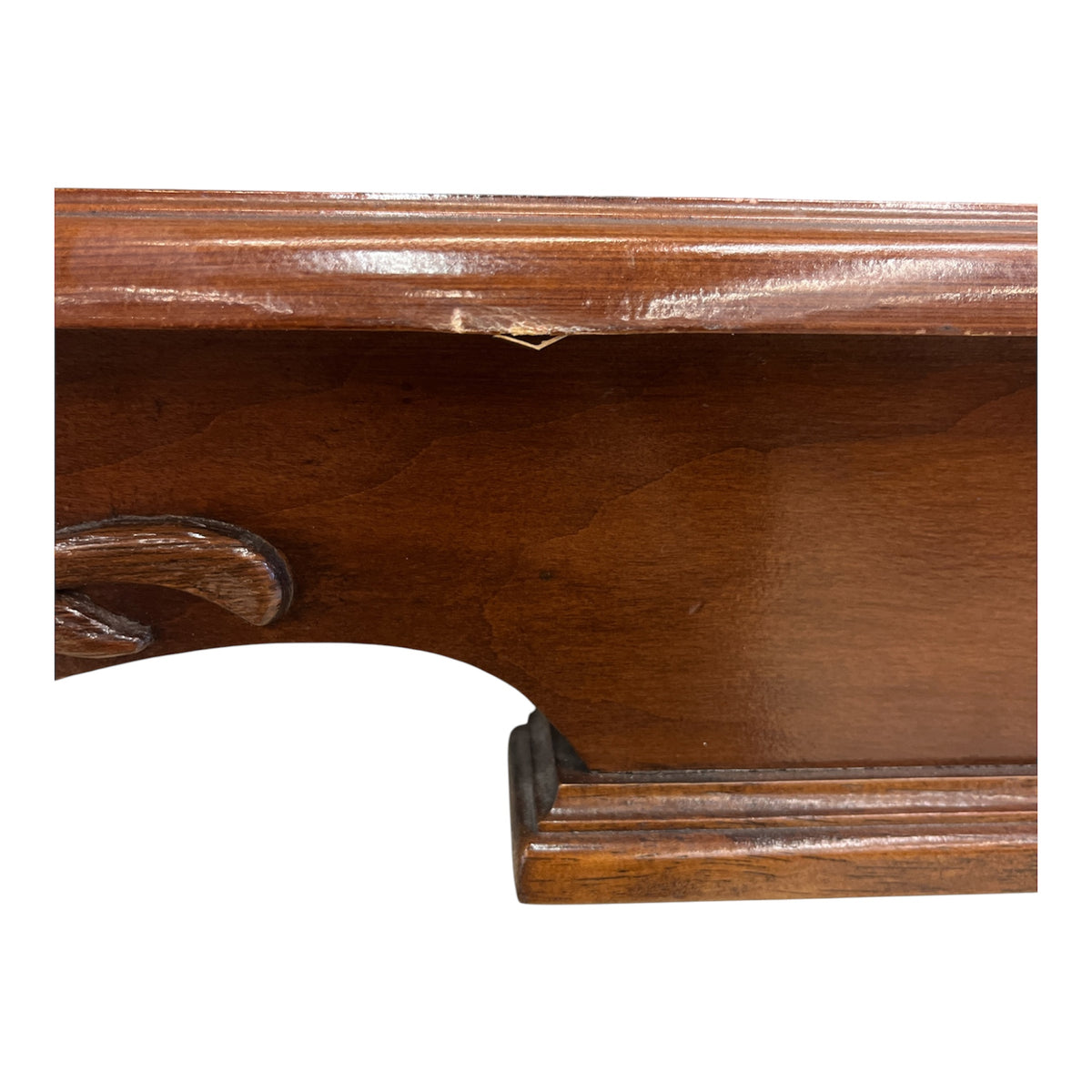 Glass Inlay Console Table