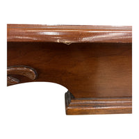 Glass Inlay Console Table