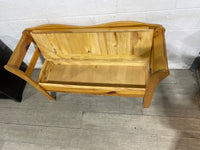 Pine Storage Bench