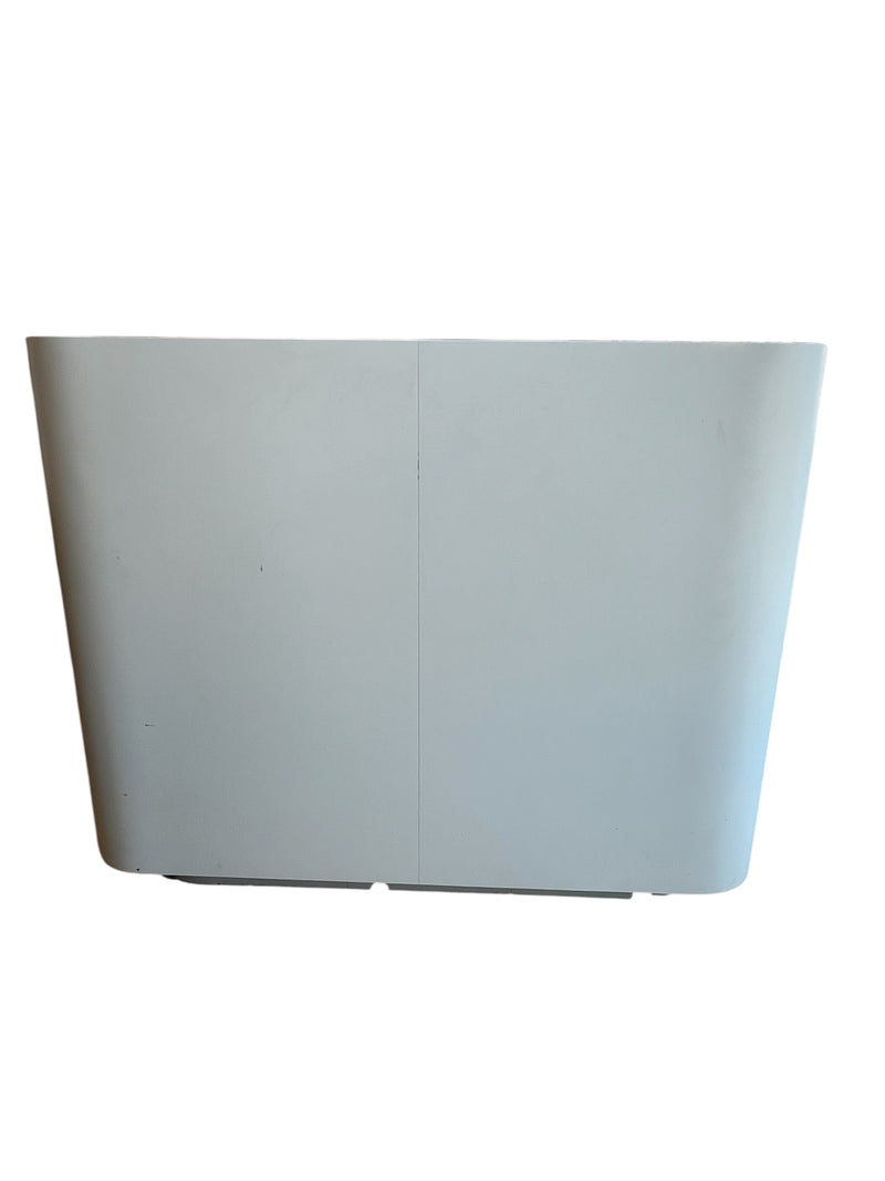 Modern White Rounded Side Table